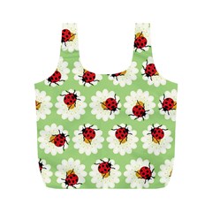 Ladybugs Pattern Full Print Recycle Bags (m)  by linceazul