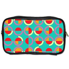 Semicircles And Arcs Pattern Toiletries Bags 2-Side