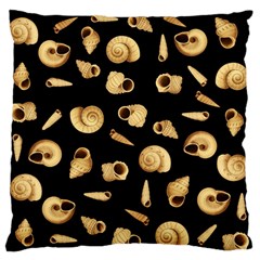 Shell Pattern Large Flano Cushion Case (two Sides) by Valentinaart