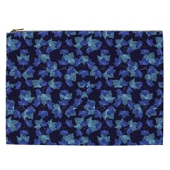 Autumn Leaves Motif Pattern Cosmetic Bag (xxl)  by dflcprints