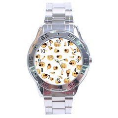 Shell Pattern Stainless Steel Analogue Watch by Valentinaart