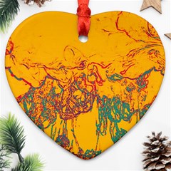 Colors Heart Ornament (Two Sides)