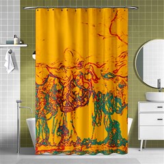 Colors Shower Curtain 48  x 72  (Small) 