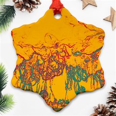 Colors Snowflake Ornament (Two Sides)