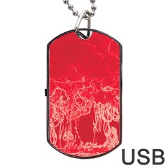 Colors Dog Tag Usb Flash (one Side) by Valentinaart