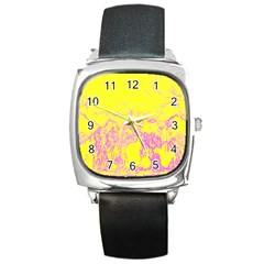 Colors Square Metal Watch by Valentinaart