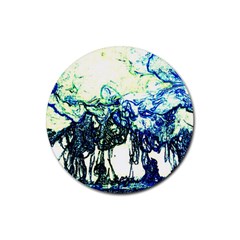 Colors Rubber Round Coaster (4 Pack)  by Valentinaart