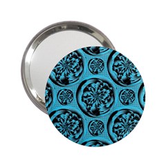 Turquoise Pattern 2 25  Handbag Mirrors by linceazul