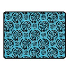 Turquoise Pattern Fleece Blanket (small) by linceazul