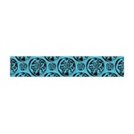 Turquoise Pattern Flano Scarf (Mini) Front