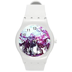 Colors Round Plastic Sport Watch (m) by Valentinaart