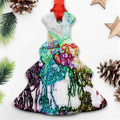 Colors Christmas Tree Ornament (two Sides) by Valentinaart