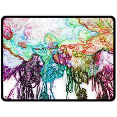 Colors Double Sided Fleece Blanket (large)  by Valentinaart