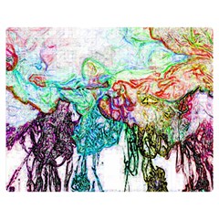 Colors Double Sided Flano Blanket (medium)  by Valentinaart