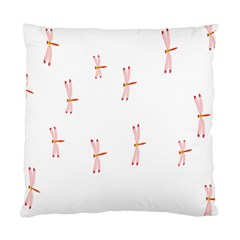 Animal Dragonfly Fly Pink Standard Cushion Case (two Sides) by Mariart