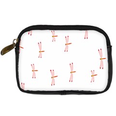 Animal Dragonfly Fly Pink Digital Camera Cases by Mariart