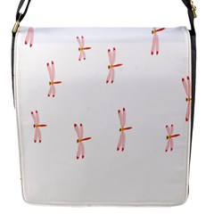 Animal Dragonfly Fly Pink Flap Messenger Bag (s) by Mariart