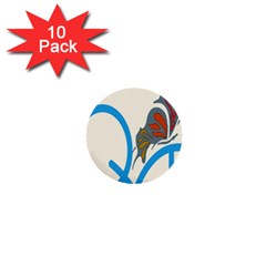 Butterfly 1  Mini Buttons (10 pack) 