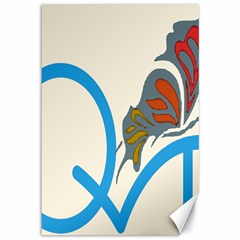 Butterfly Canvas 12  X 18   by Mariart