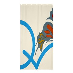 Butterfly Shower Curtain 36  X 72  (stall)  by Mariart