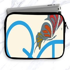 Butterfly Apple iPad 2/3/4 Zipper Cases