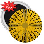 Wheel Of Fortune Australia Episode Bonus Game 3  Magnets (10 pack)  Front