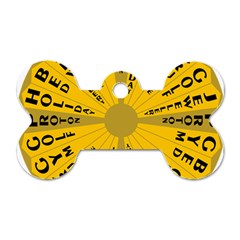 Wheel Of Fortune Australia Episode Bonus Game Dog Tag Bone (two Sides) by Mariart