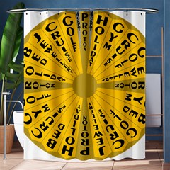 Wheel Of Fortune Australia Episode Bonus Game Shower Curtain 60  X 72  (medium)  by Mariart