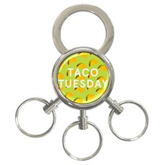 Bread Taco Tuesday 3-ring Key Chains