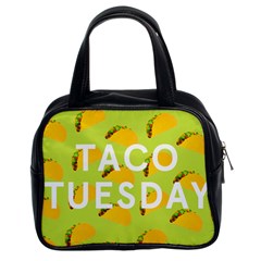 Bread Taco Tuesday Classic Handbags (2 Sides) by Mariart