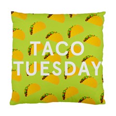 Bread Taco Tuesday Standard Cushion Case (two Sides) by Mariart