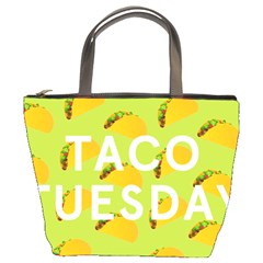 Bread Taco Tuesday Bucket Bags by Mariart