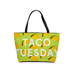 Bread Taco Tuesday Shoulder Handbags by Mariart