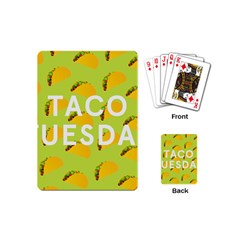 Bread Taco Tuesday Playing Cards (mini)  by Mariart