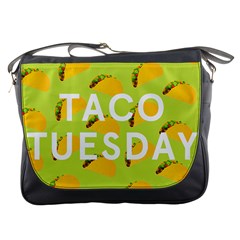 Bread Taco Tuesday Messenger Bags by Mariart