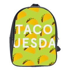 Bread Taco Tuesday School Bags (xl)  by Mariart