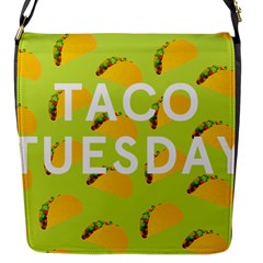 Bread Taco Tuesday Flap Messenger Bag (s) by Mariart