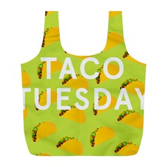 Bread Taco Tuesday Full Print Recycle Bags (l)  by Mariart