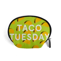 Bread Taco Tuesday Accessory Pouches (small)  by Mariart