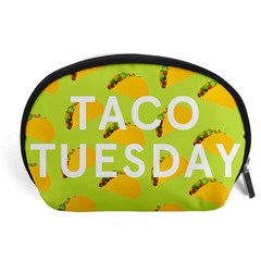 Bread Taco Tuesday Accessory Pouches (large)  by Mariart