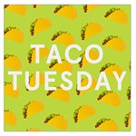 Bread Taco Tuesday Large Satin Scarf (Square) Front