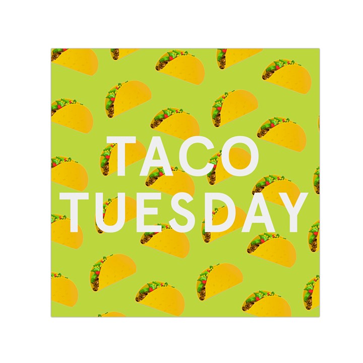 Bread Taco Tuesday Small Satin Scarf (Square)