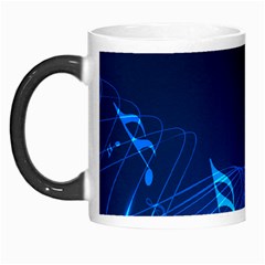 Abstract Musical Notes Purple Blue Morph Mugs by Mariart