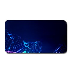 Abstract Musical Notes Purple Blue Medium Bar Mats by Mariart