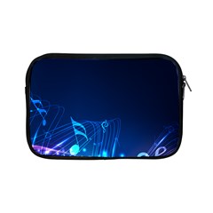 Abstract Musical Notes Purple Blue Apple Ipad Mini Zipper Cases by Mariart