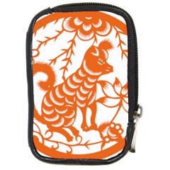 Chinese Zodiac Dog Star Orange Compact Camera Cases by Mariart