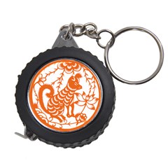 Chinese Zodiac Dog Star Orange Measuring Tapes by Mariart