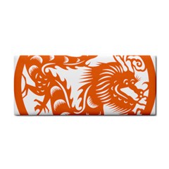 Chinese Zodiac Dragon Star Orange Cosmetic Storage Cases by Mariart