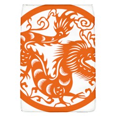 Chinese Zodiac Dragon Star Orange Flap Covers (l)  by Mariart