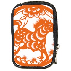 Chinese Zodiac Horoscope Horse Zhorse Star Orangeicon Compact Camera Cases by Mariart